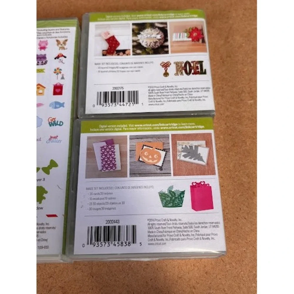 Cricut Cartridge Bundle Create a Critter Sentimentals Anna Griffin 4 Pack Bundle
